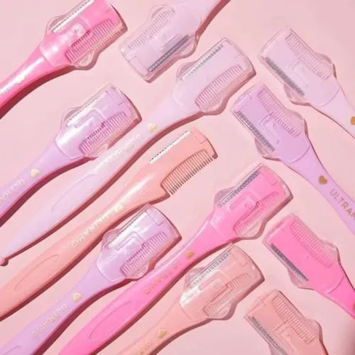 Perfilador para Cejas ULTRAMO – Navaja para Dama con Peine Integrado (pz)