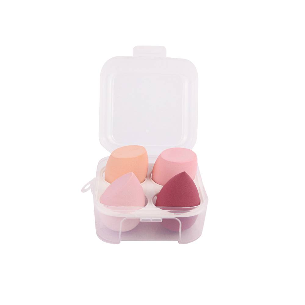 Estuche con 4 Esponjas para Maquillaje | Precisión y Suavidad en Cada Aplicación