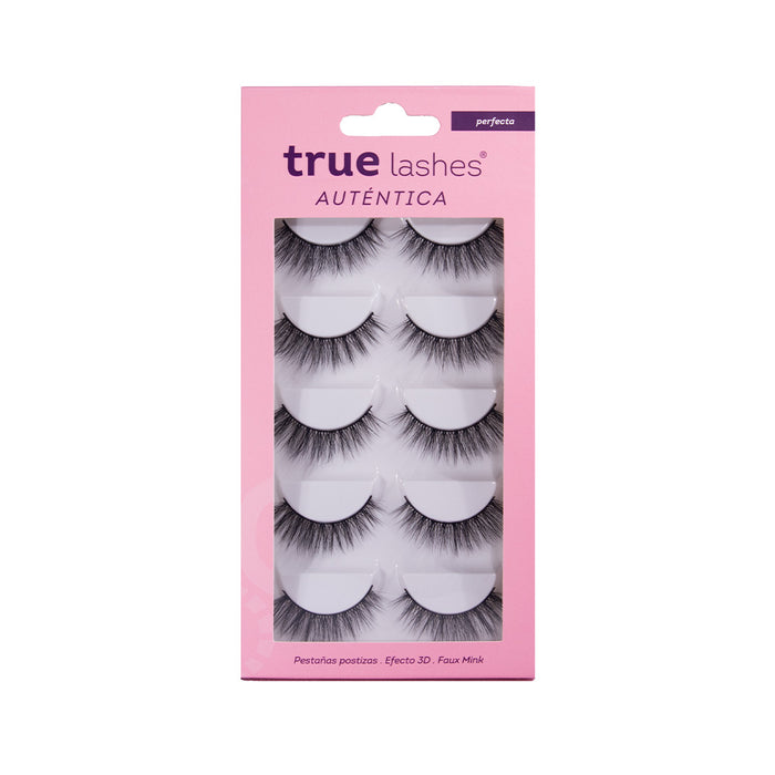 Set de Pestañas Auténtica 5 pzas – True Lashes
