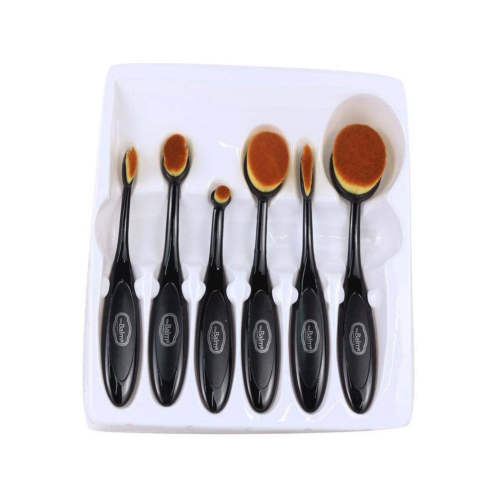 Set de 6 Brochas Tipo Cuchara | Acabado Profesional y Uniforme