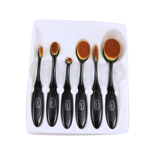 Set de 6 Brochas Tipo Cuchara | Acabado Profesional y Uniforme