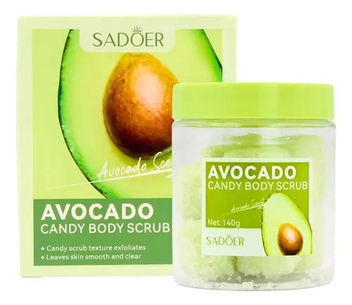 Exfoliante Corporal Natural Sadoer Candy Scrub – Avocado 140g(pz)