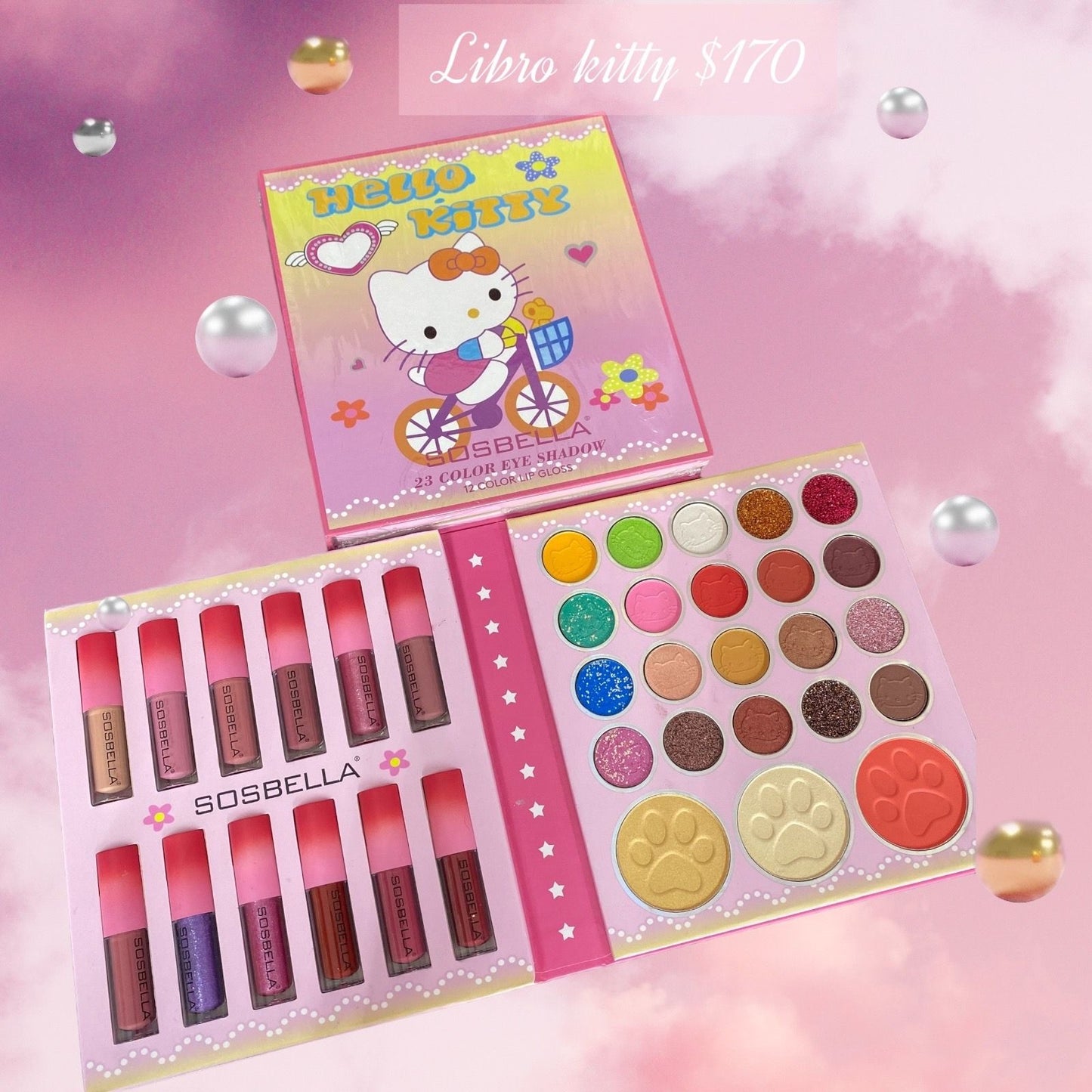 Paleta de Sombras con Labiales Sosbella (pieza unica)