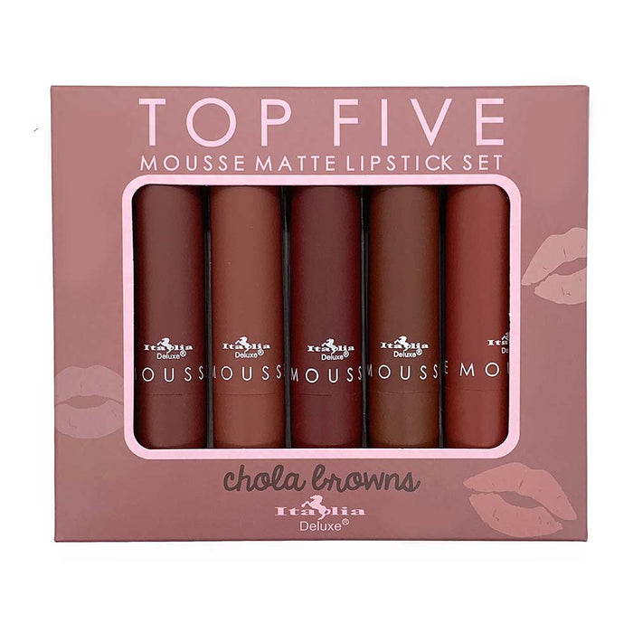 set de labiales top five