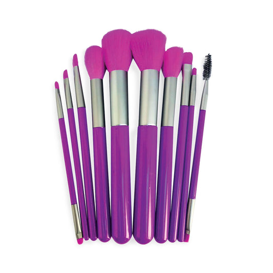 Set de Brochas Kabuki 10 Piezas | Maquillaje Profesional