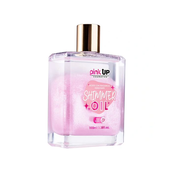 Shimmer Oil Pink Up | Iluminador con Fragancia y Brillo Radiante