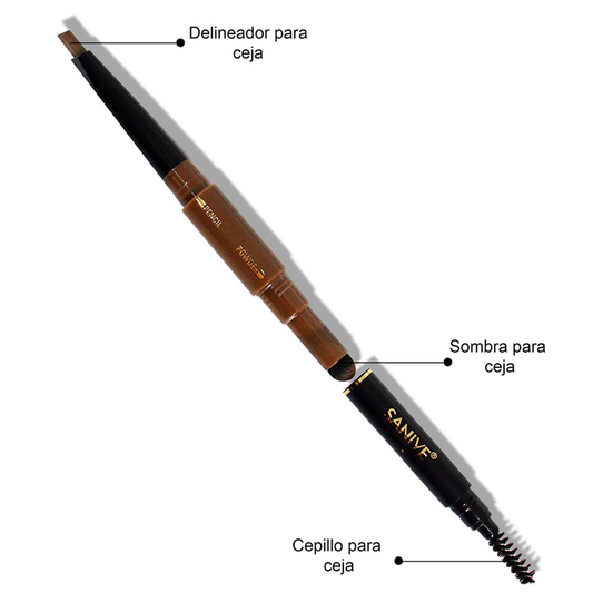 Lápiz 3 en 1 para Cejas – Saniye