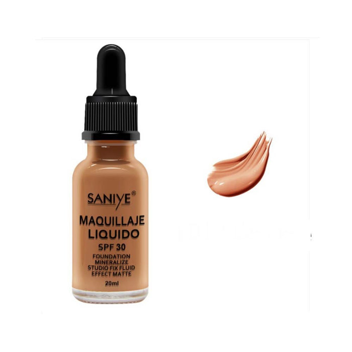 Maquillaje Líquido SPF 30 – Saniye