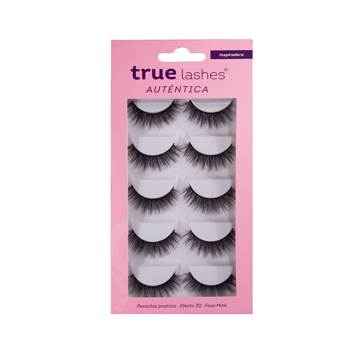 Set de Pestañas Auténtica 5 pzas – True Lashes