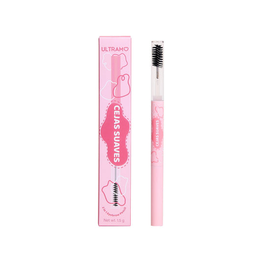 ULTRAMO Lápiz de Cejas 2 en 1 – Define y Rellena con Precisión