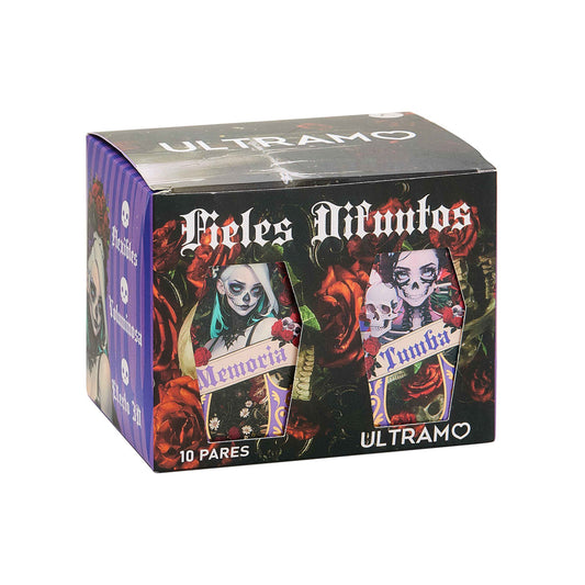 ULTRAMO Pestañas de Visón Sintético – Día de los Muertos (6piezas)