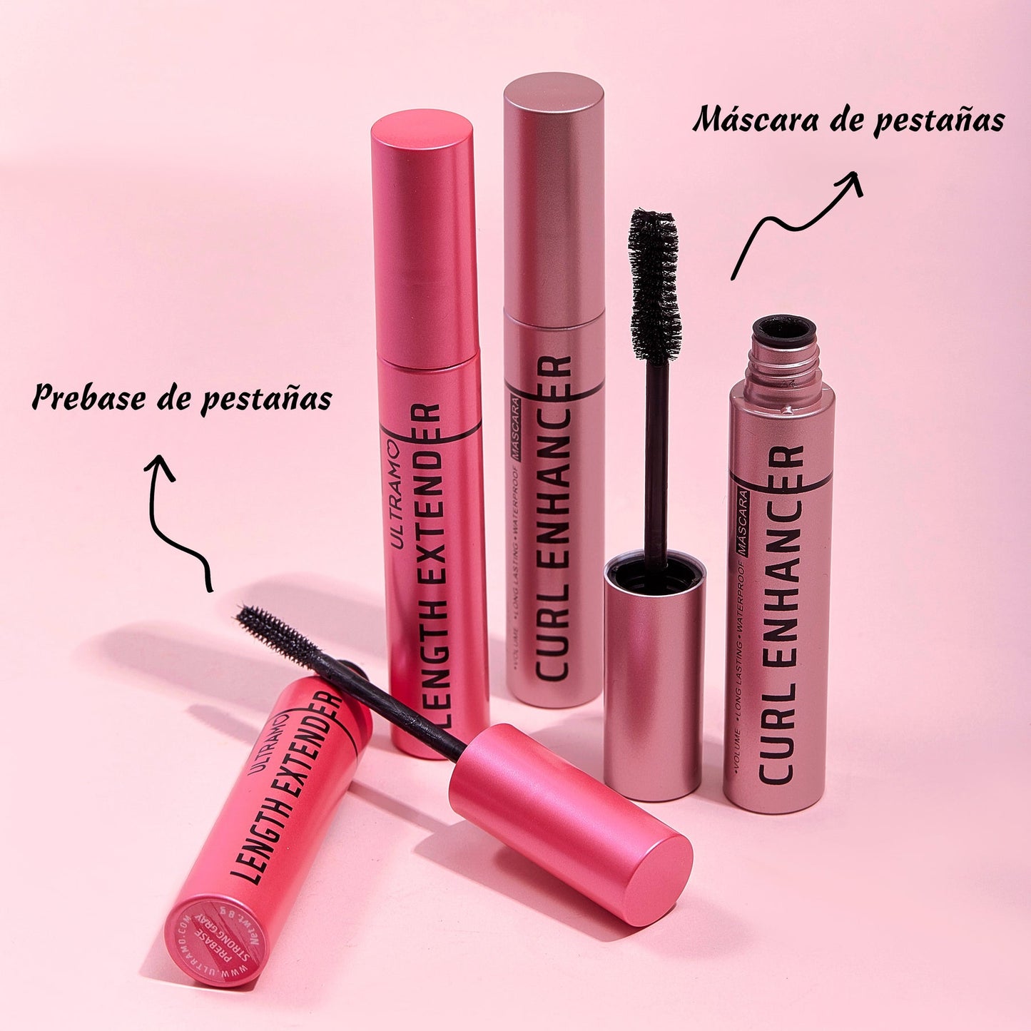 ULTRAMO Set Máscara + Base de Pestañas – Volumen, Longitud y Cuidado en un Solo Paso