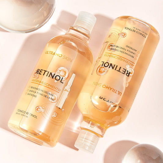 Tónico Facial Retinol 500 ml – Antiedad, Luminosidad y Piel Renovada