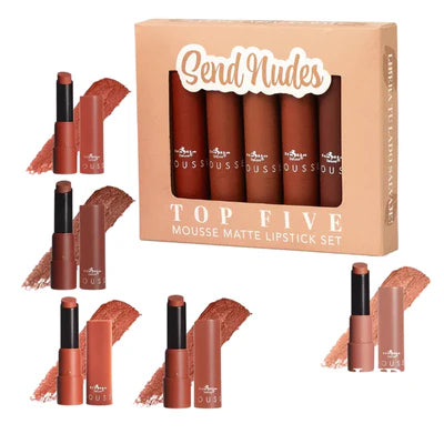 set de labiales top five
